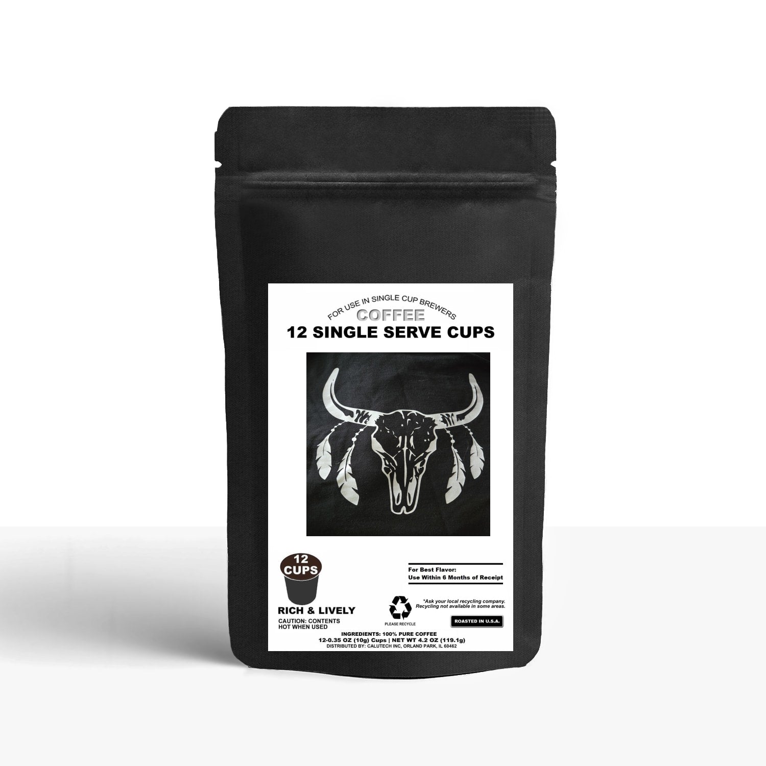 12 Pack Single Serve Coffee Capsules